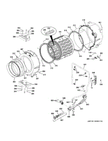 Tub & Drain Pump parts for Ge Washer GFW490RSK0WW from AppliancePartsPros.com