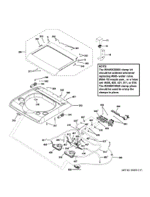 Top Panel & Lid parts for Ge Washer GTW860SPJ0MC from AppliancePartsPros.com