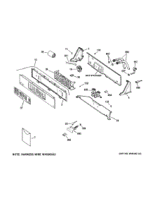 Controls & Backsplash parts for Ge Washer WNRD2050G3WC from AppliancePartsPros.com