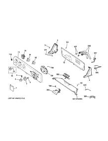 Controls & Backsplash parts for Ge Washer GCWN2800D2WW from AppliancePartsPros.com