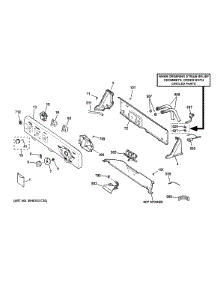 Controls & Backsplash parts for Ge Washer GTW180SCJ0WW from AppliancePartsPros.com