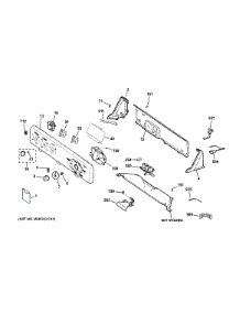 Controls & Backsplash parts for Ge Washer GTAN2800D2WW from AppliancePartsPros.com