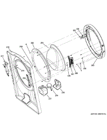 Front Panel & Door parts for Ge Washer GFWN1100D1WW from AppliancePartsPros.com
