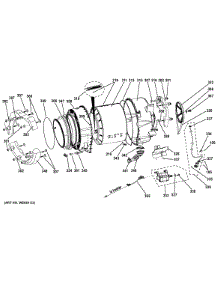 Tub & Motor parts for Ge Washer GFWS1500D1WW from AppliancePartsPros.com