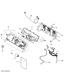 Controls & Backsplash parts for Ge Washer GTWN7450H1WW from AppliancePartsPros.com