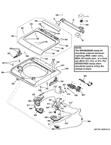 Top Panel & Lid parts for Ge Washer GHWN8355D0MC from AppliancePartsPros.com