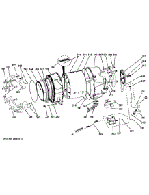 Tub & Motor parts for Ge Washer GFWS1700H1WW from AppliancePartsPros.com