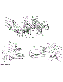 Controls & Dispenser parts for Ge Washer GFWN1600J0WW from AppliancePartsPros.com