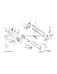 Controls & Backsplash parts for Ge Washer GTWP1800D2WW from AppliancePartsPros.com
