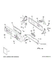 Controls & Backsplash parts for Ge Washer GCWN4950D2WS from AppliancePartsPros.com