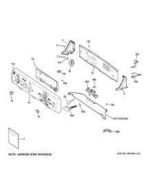 Controls & Backsplash parts for Ge Washer GTWN4250D2WS from AppliancePartsPros.com
