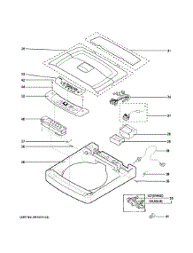 Controls & Top Panel parts for Ge Washer WSLS1500H1WW from AppliancePartsPros.com