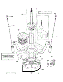 Suspension, Pump & Drive Components parts for Ge Washer GTAP2250D1WW from AppliancePartsPros.com