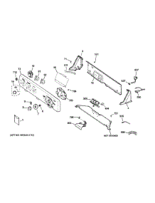 Controls & Backsplash parts for Ge Washer GBAN2800F0WW from AppliancePartsPros.com