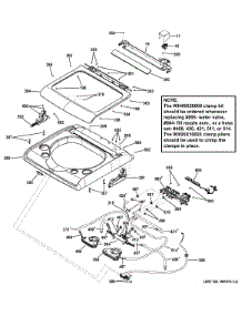 Top Panel & Lid parts for Ge Washer GTAS8655D0MC from AppliancePartsPros.com