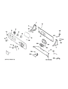 Controls & Backsplash parts for Ge Washer GTAP1800D1WW from AppliancePartsPros.com