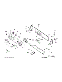 Controls & Backsplash parts for Ge Washer GTWP1800D1WW from AppliancePartsPros.com