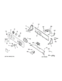 Controls & Backsplash parts for Ge Washer GCWP1805D1CC from AppliancePartsPros.com