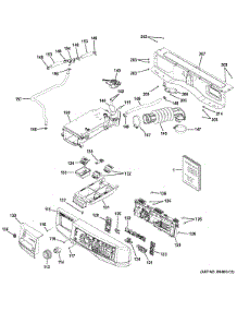 Controls & Dispenser parts for Ge Washer GFWS2500F0WW from AppliancePartsPros.com