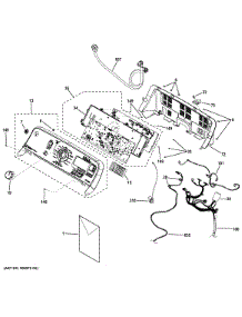 Controls & Backsplash parts for Ge Washer GTWN8250D0WS from AppliancePartsPros.com