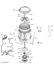 Tub & Motor parts for Ge Washer GTWN7450D0WW from AppliancePartsPros.com