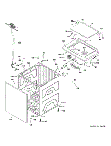 Washer Cabinet & Lid parts for Ge Washer Dryer Combo GUD27GSSM1WW from AppliancePartsPros.com