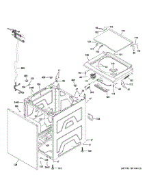 Washer Cabinet & Lid parts for Ge Washer Dryer Combo GUD24GSSM0WW from AppliancePartsPros.com