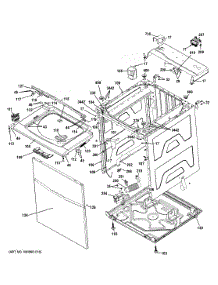 Cabinet (5) parts for Ge Washer Dryer Combo GUD27GSSJ0WW from AppliancePartsPros.com
