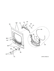 Front Panel parts for Ge Washer Dryer Combo GUD24ESSJ0WW from AppliancePartsPros.com
