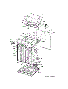 Cabinet (6) parts for Ge Washer Dryer Combo GUD24ESSJ0WW from AppliancePartsPros.com