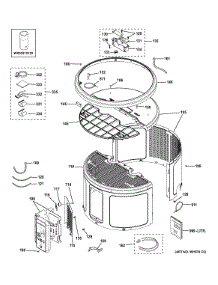 Control Panel & Shroud parts for Ge Water Heater BEH50DCEHSBA from AppliancePartsPros.com