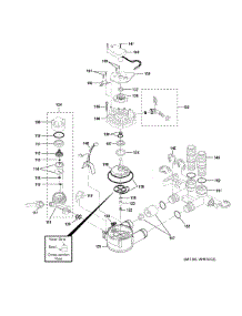 Pump parts for Ge Water Softener GXMH31H00 from AppliancePartsPros.com