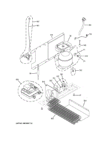 Machine Compartment parts for Ge Wine Beverage Cooler ZIBI240HAII from AppliancePartsPros.com