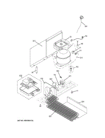 Machine Compartment parts for Ge Wine Beverage Cooler ZDBR240HAPS from AppliancePartsPros.com