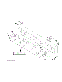 Control Panel parts for Ge Cooktop CGU486P2M1S1 from AppliancePartsPros.com