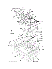 Gas & Burner Parts parts for Ge Cooktop ZGU384NSM5SS from AppliancePartsPros.com