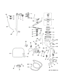 Motor-Pump Mechanism parts for Ge Dishwasher ZBD1850N03II from AppliancePartsPros.com