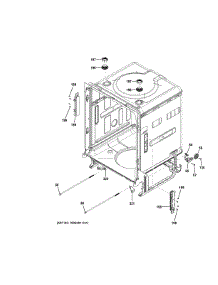 Body Parts (2) parts for Ge Dishwasher ZDT915SPJ2SS from AppliancePartsPros.com