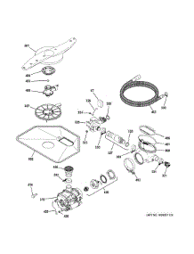 Motor-Pump Mechanism parts for Ge Dishwasher ZBD6920P30SS from AppliancePartsPros.com