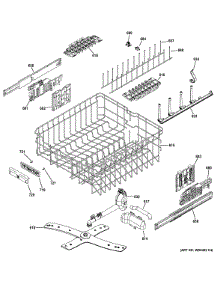 Upper Rack Assembly parts for Ge Dishwasher PDT760SIF5II from AppliancePartsPros.com