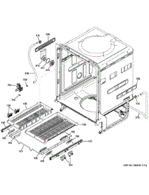 Body Parts (2) parts for Ge Dishwasher PDT760SIF5II from AppliancePartsPros.com