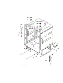 Body Parts (2) parts for Ge Dishwasher ZDT800SSF1SS from AppliancePartsPros.com