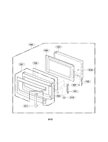 Door Parts(Ii) parts for Lg Microwave LMVH1750ST/00 from AppliancePartsPros.com
