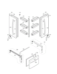 Dispenser Parts parts for Lg Refrigerator LFC20770ST/01 from AppliancePartsPros.com