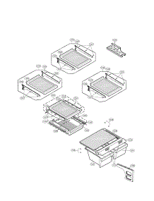 Refrigerator parts for Lg Refrigerator LFC20760ST/00 from AppliancePartsPros.com