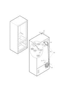 Water And Valve Parts parts for Lg Refrigerator LFX25974ST/04 from AppliancePartsPros.com