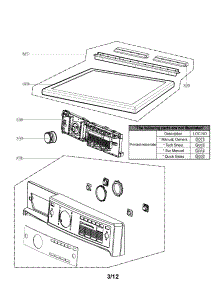 Control Panel And Plate Assembly Parts parts for Kenmore Dryer 796.81472210 (79681472210, 796 81472210) from AppliancePartsPros.com
