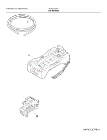 Ice Maker parts for Frigidaire Refrigerator FGSC2335TD4 from AppliancePartsPros.com