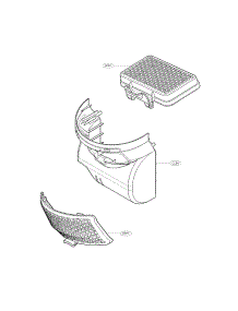 Exhaust Parts parts for Lg Vacuum LUV200R from AppliancePartsPros.com