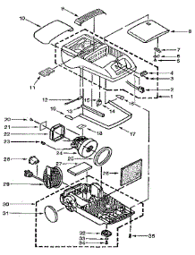 Unit Parts parts for Kenmore Vacuum 860.21743 (86021743, 860 21743) from AppliancePartsPros.com